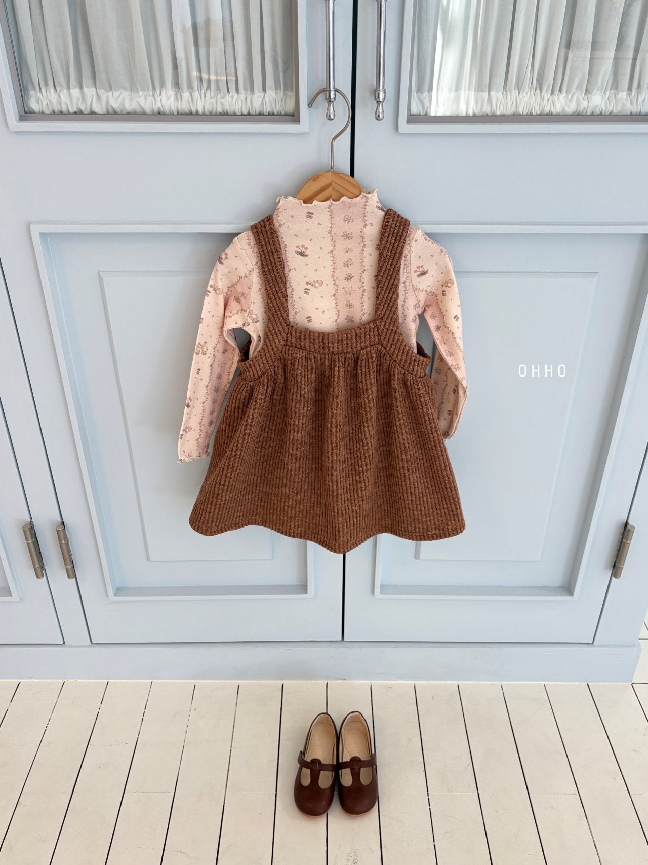 ［ohho］Sweet mellow neck tops