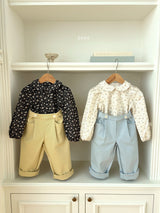 ［ohho］Milk bijou tuck pants