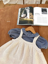 ［ohho］Roel stripe blouse