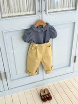 ［ohho］Roel stripe blouse