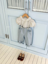 ［ohho］Roel stripe blouse