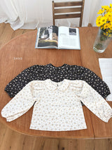 ［ohho］Etto round blouse