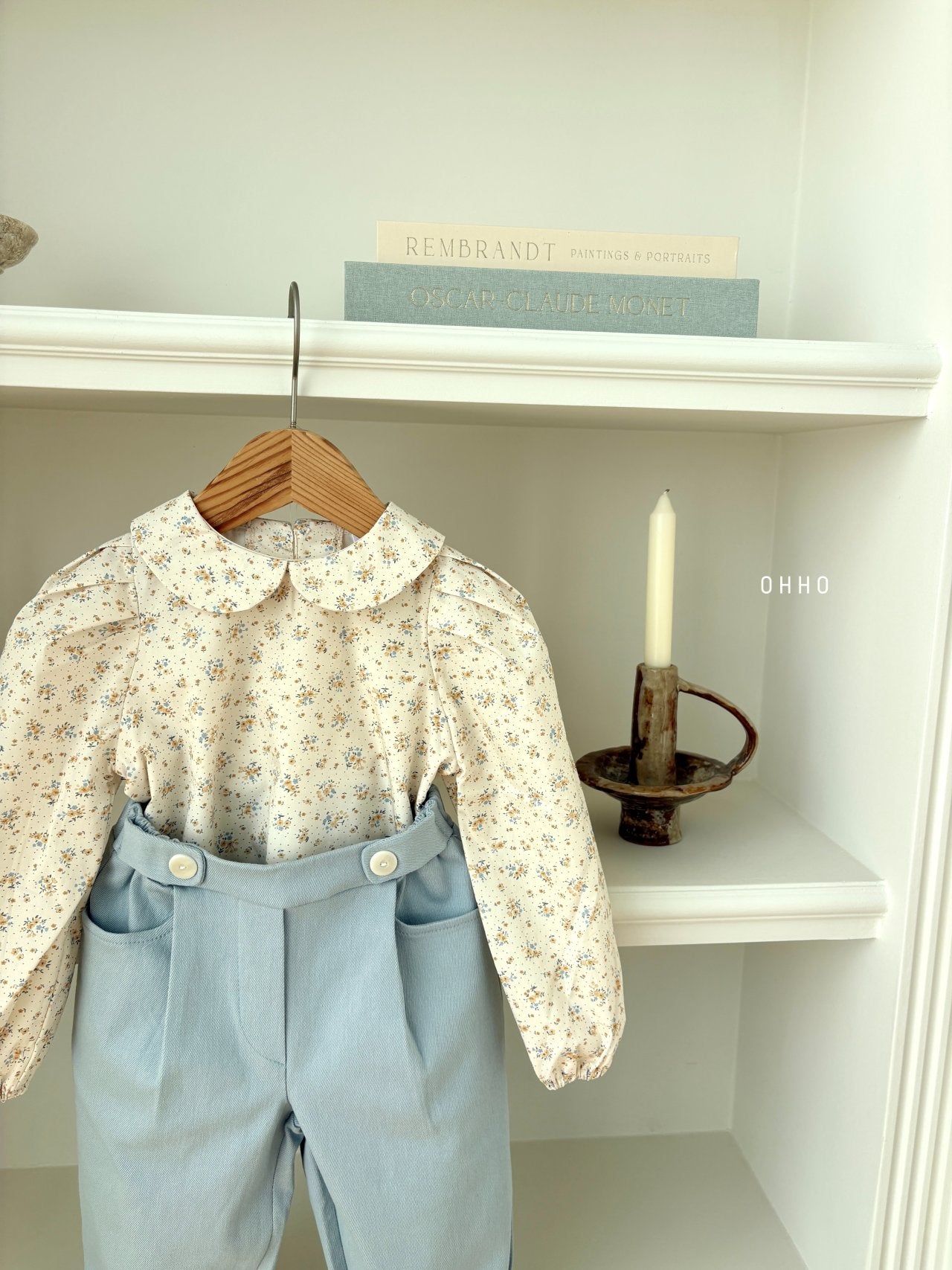 ［ohho］Etto round blouse