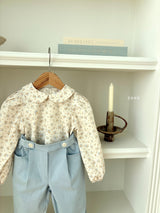 ［ohho］Etto round blouse