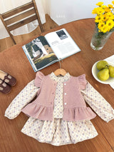 ［ohho］From knit frill vest