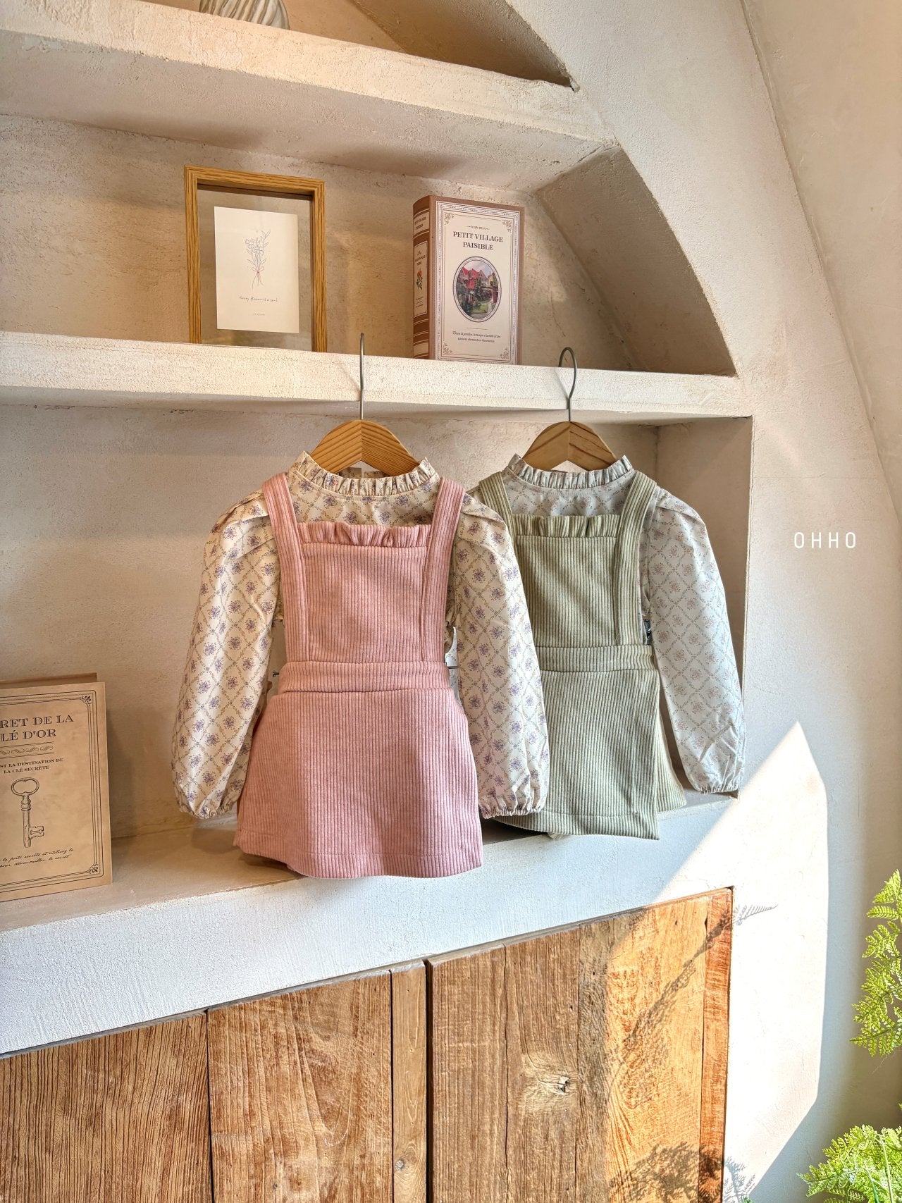 ［ohho］Floral blouse