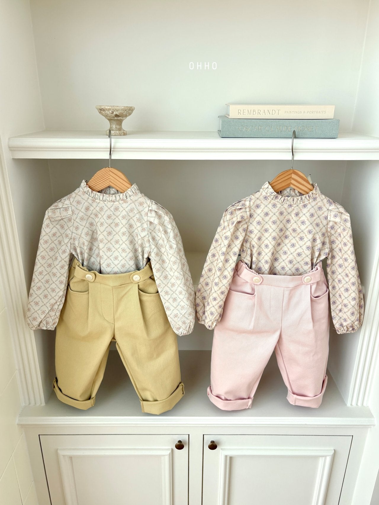 ［ohho］Floral blouse