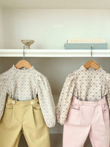 ［ohho］Floral blouse