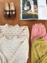 ［ohho］Floral blouse