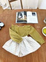 ［ohho］Floral culottes