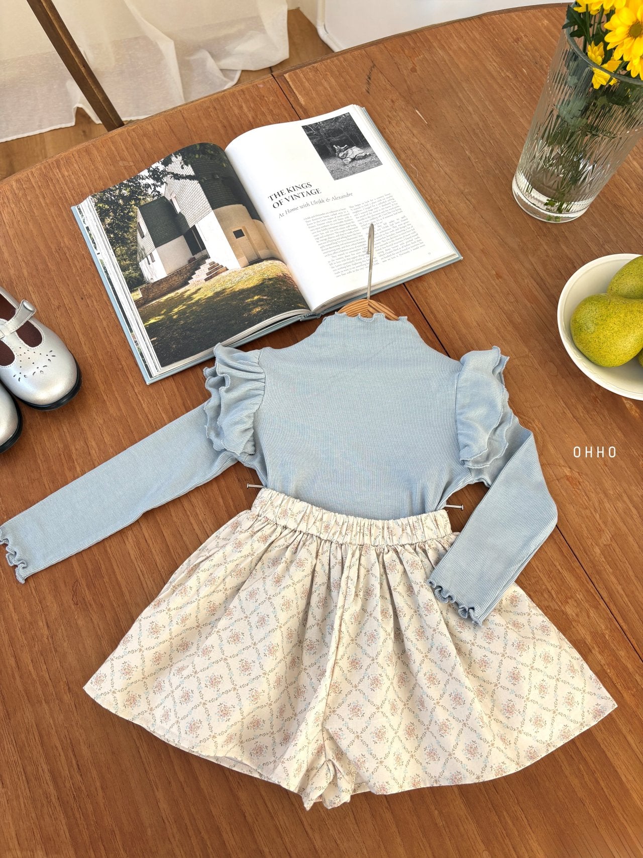 ［ohho］Floral culottes