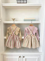 ［ohho］Roze embroidery one-piece