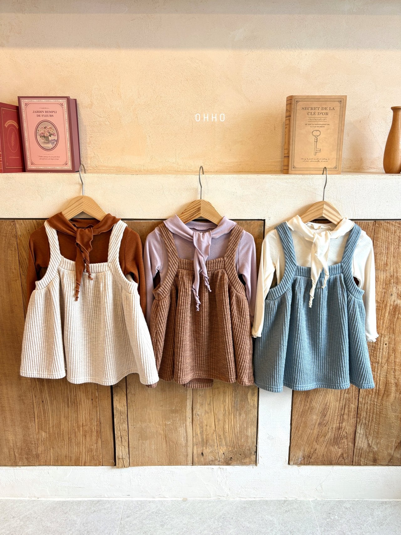 ［ohho］Caramel ribbon tops