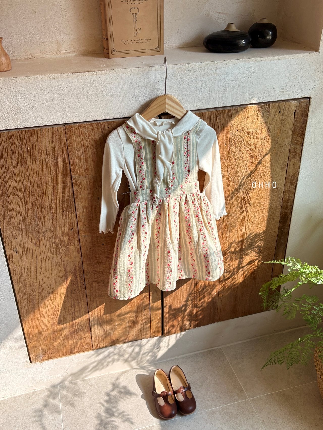 ［ohho］Caramel ribbon tops