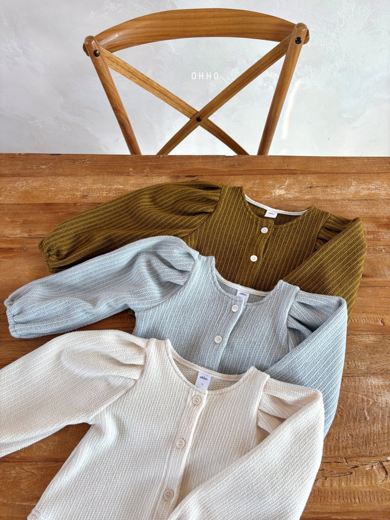 ［ohho］Brushed cardigan