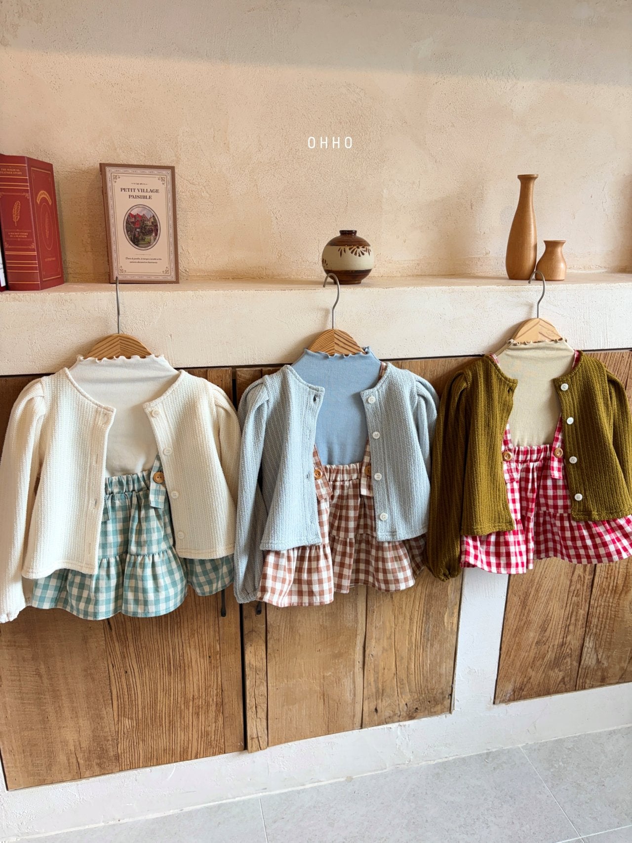 ［ohho］Brushed cardigan