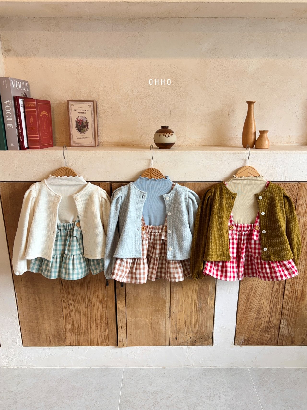 ［ohho］Brushed cardigan