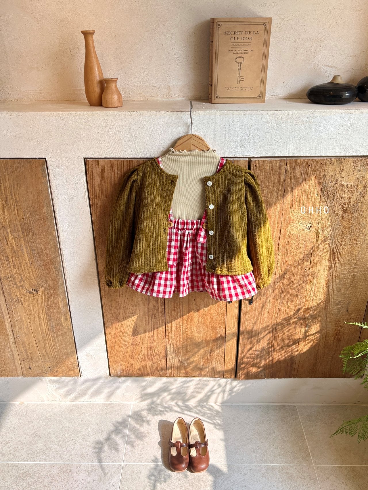 ［ohho］Brushed cardigan