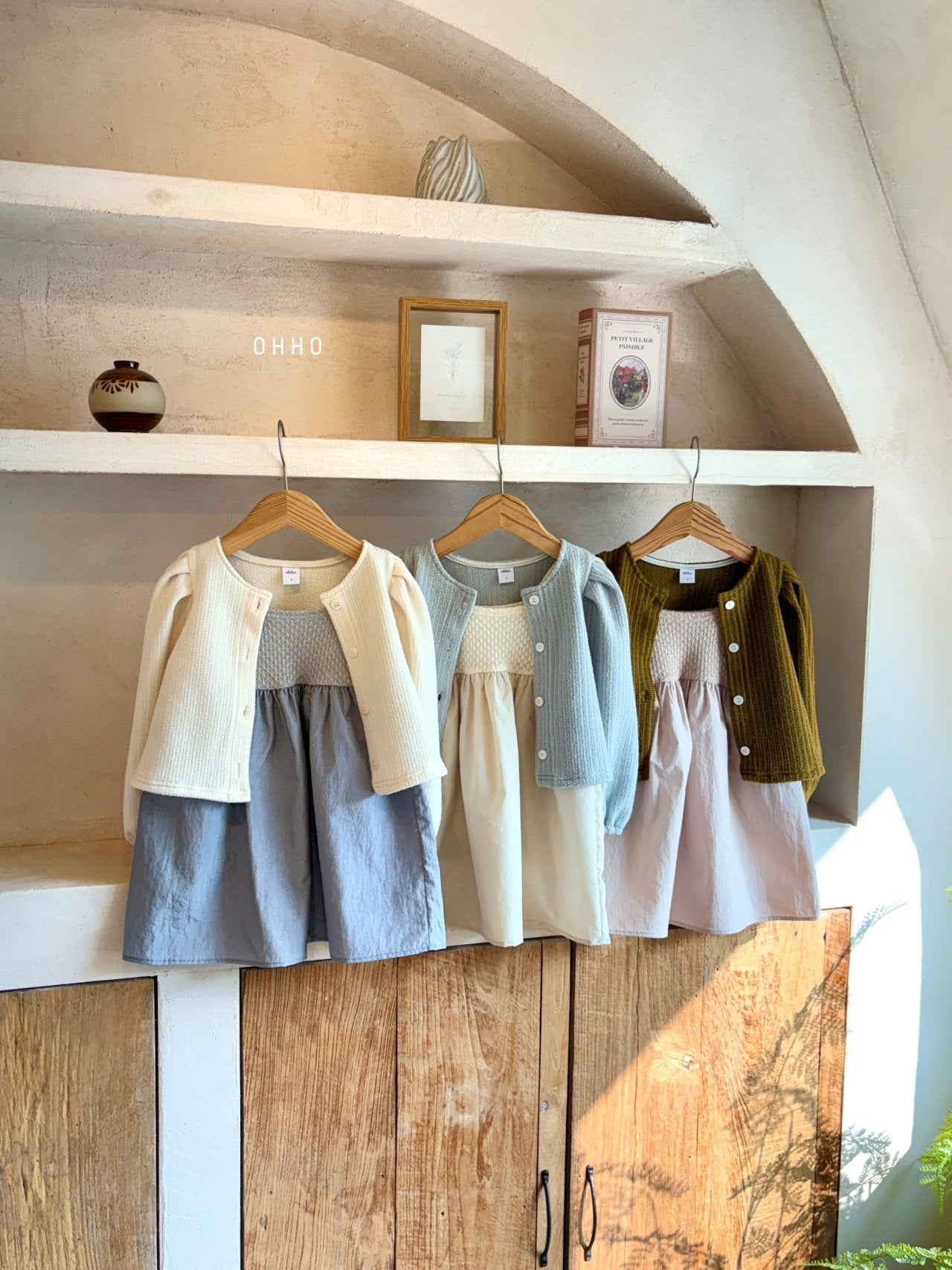 ［ohho］Brushed cardigan