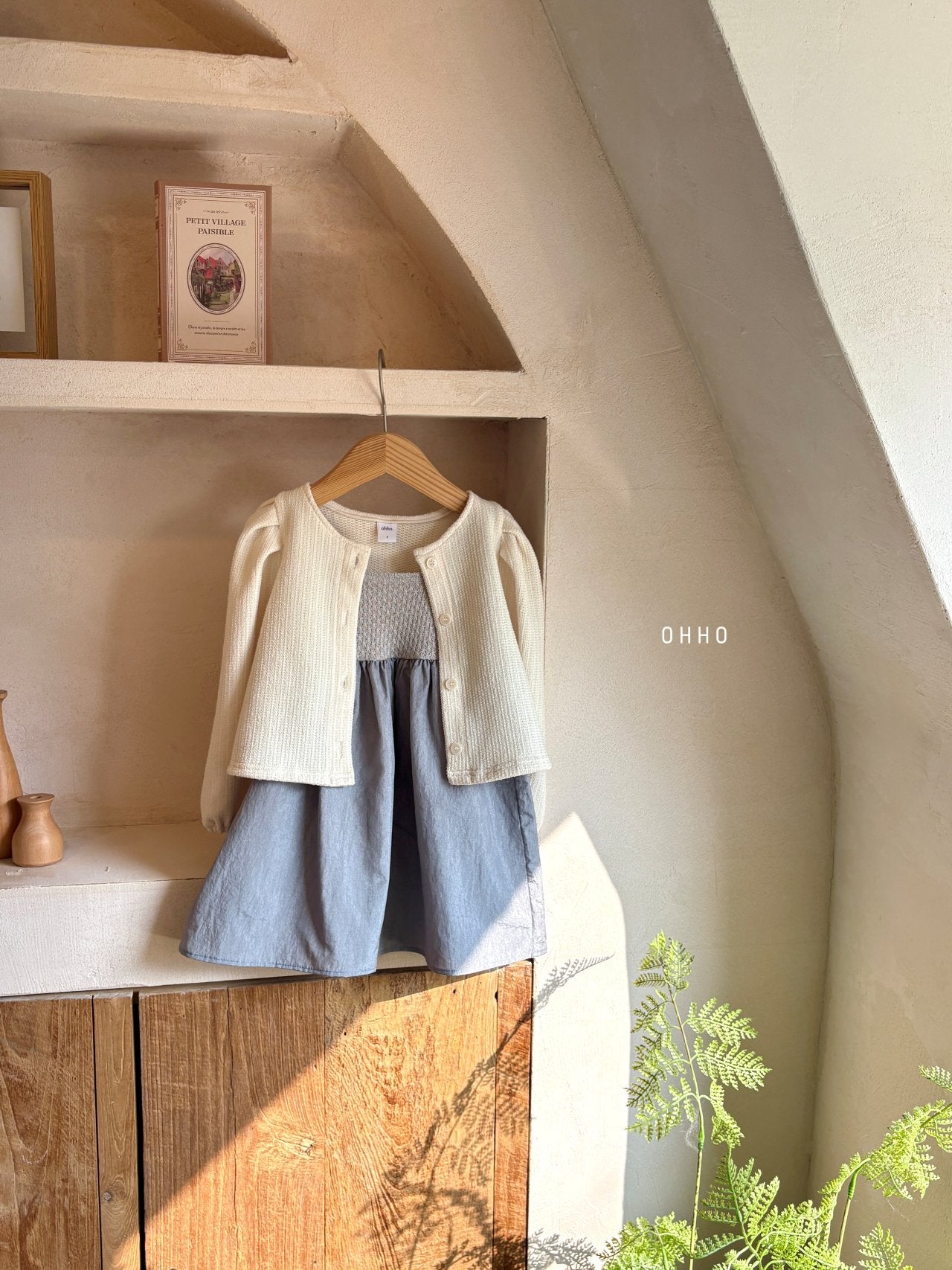 ［ohho］Brushed cardigan