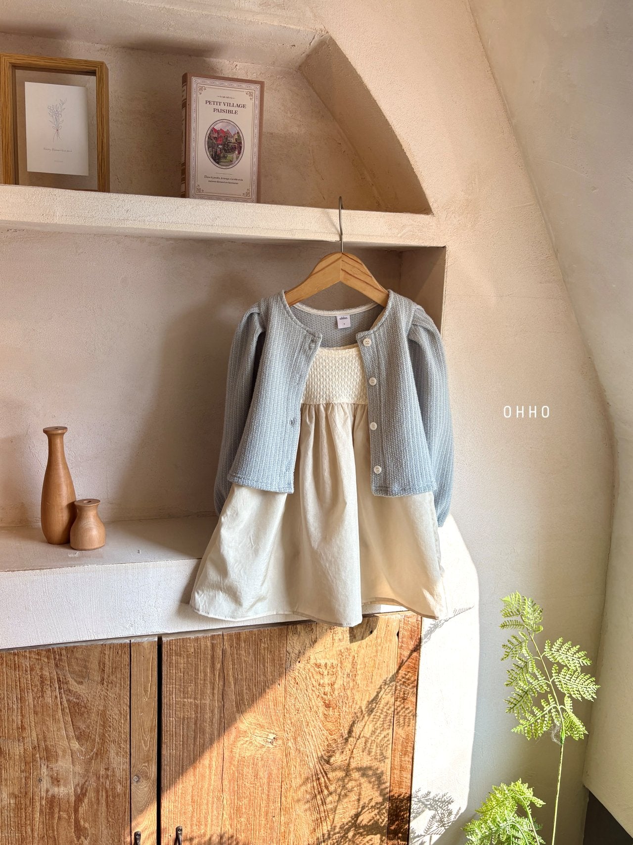 ［ohho］Brushed cardigan