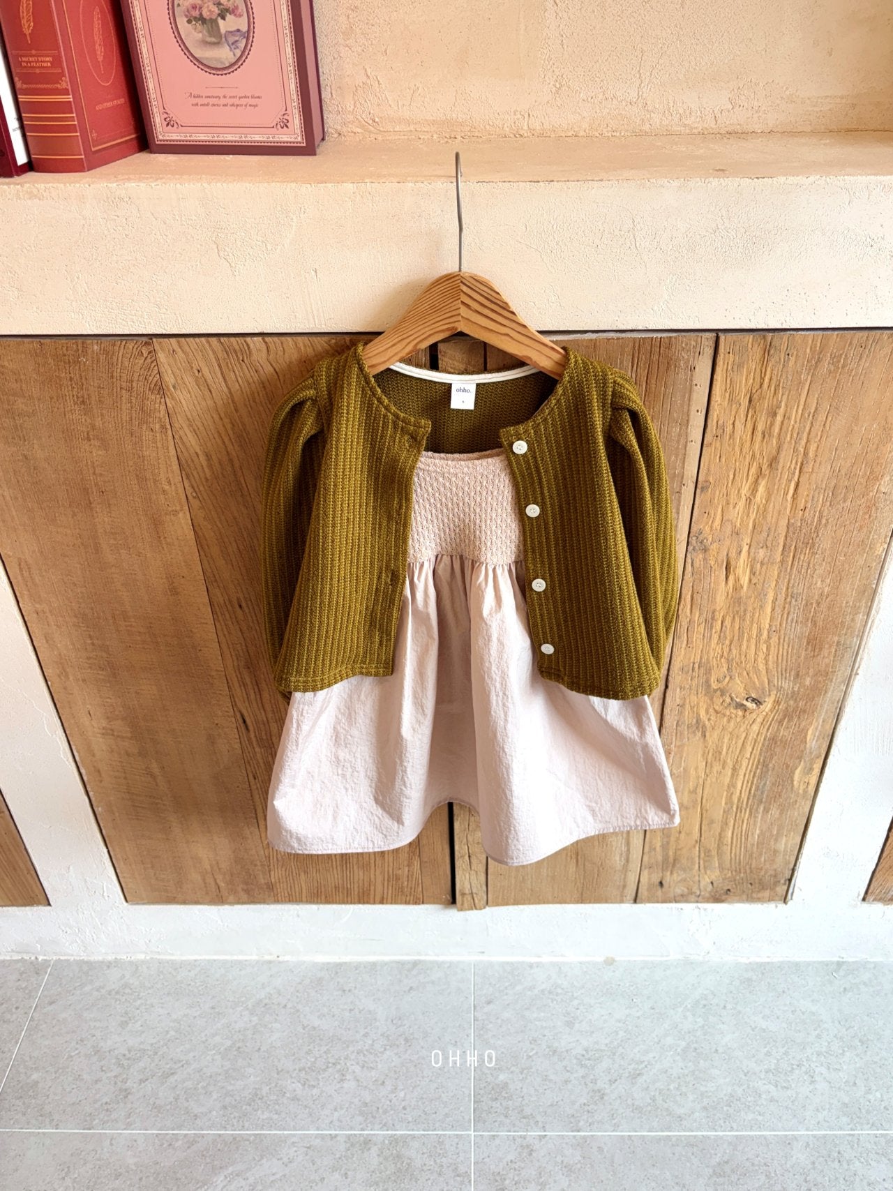 ［ohho］Jenny suspender one-piece