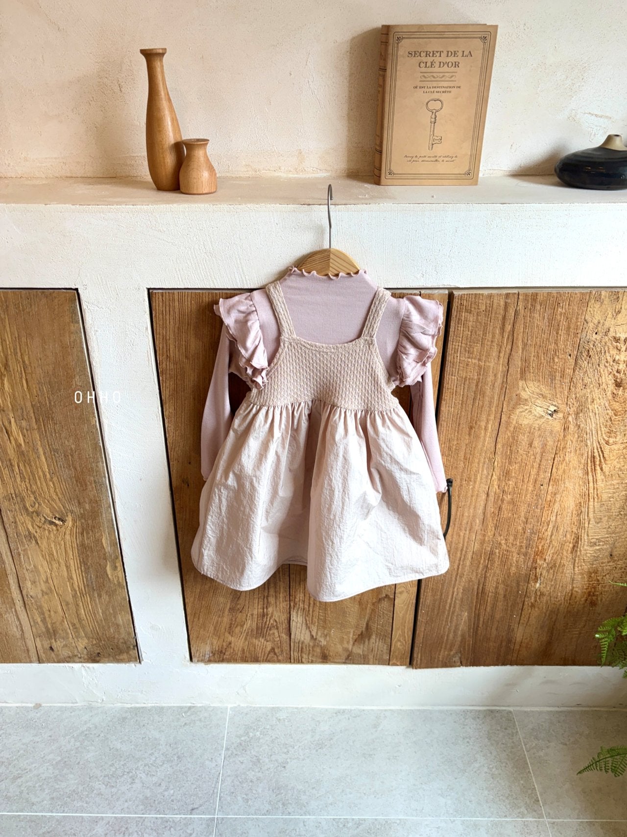 ［ohho］Jenny suspender one-piece