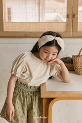 ［mon Atelier］Double ribbon hairband