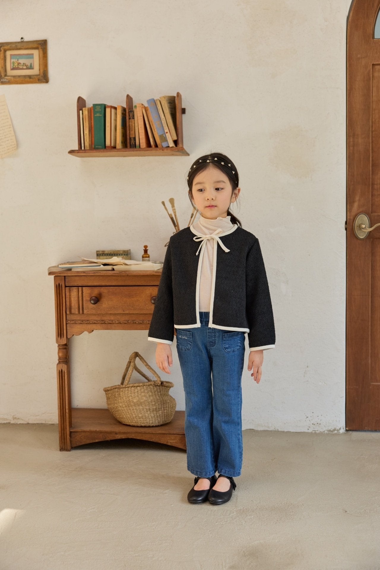 ［mon Atelier］Initials boots cut pants