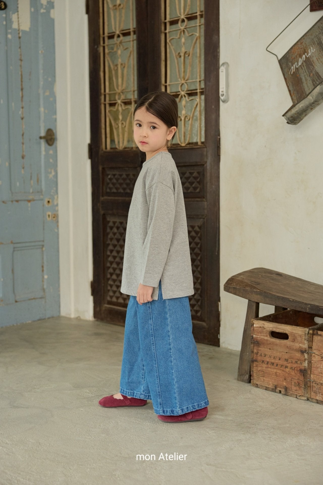 ［mon Atelier］Bien denim pants