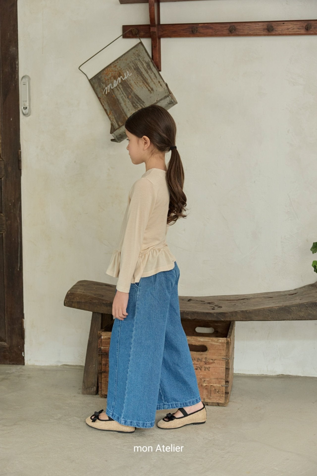 ［mon Atelier］Bien denim pants