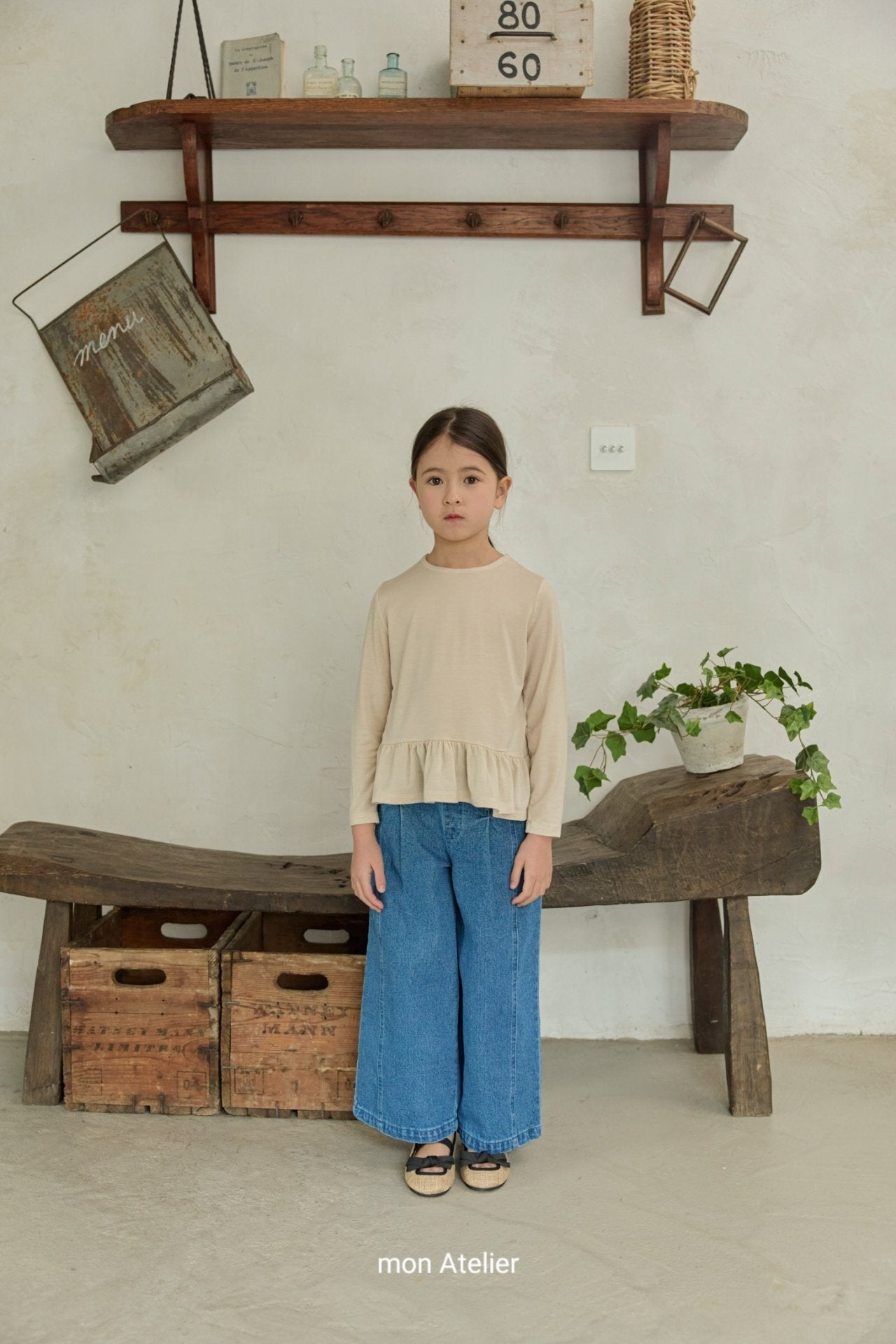 ［mon Atelier］Bien denim pants