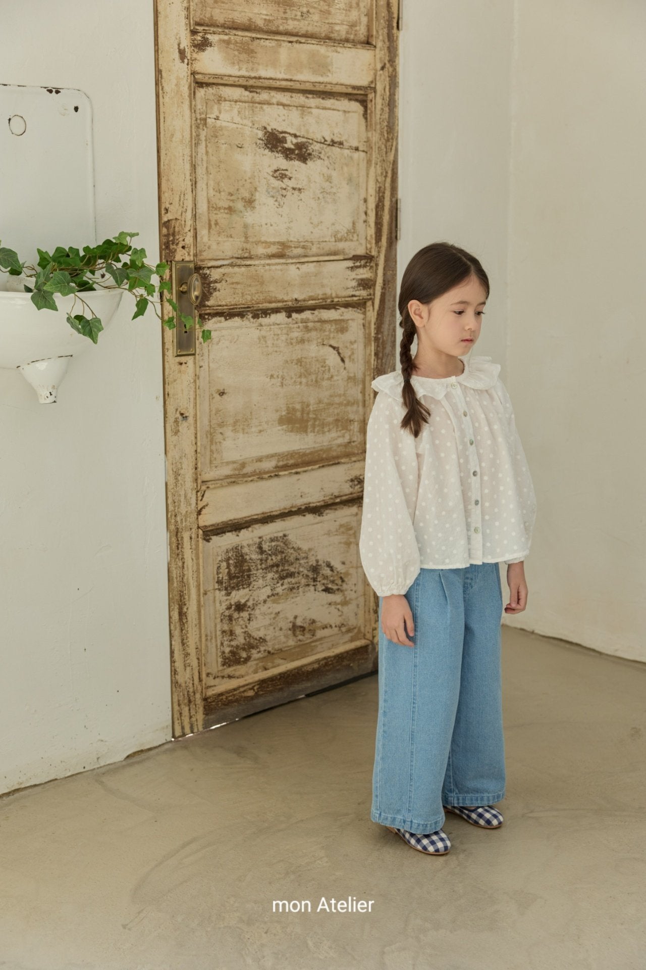 ［mon Atelier］Bien denim pants