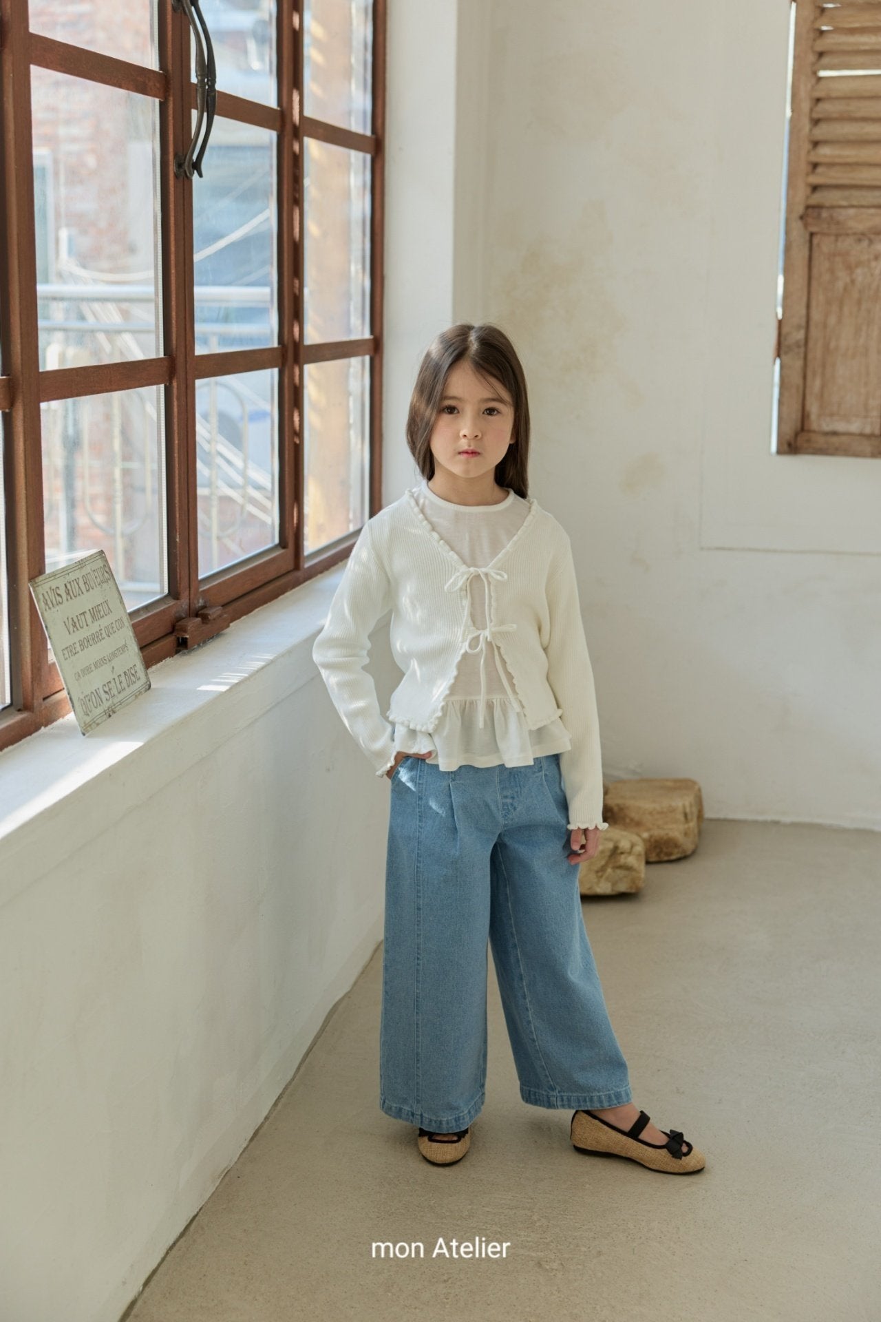 ［mon Atelier］Bien denim pants