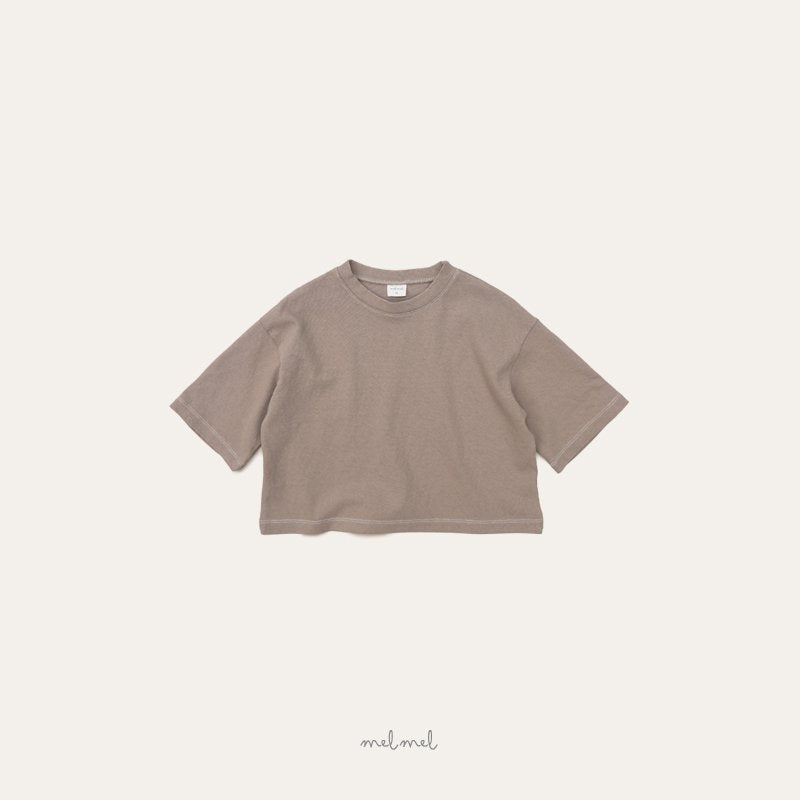 ［MELMEL］Boxy tee