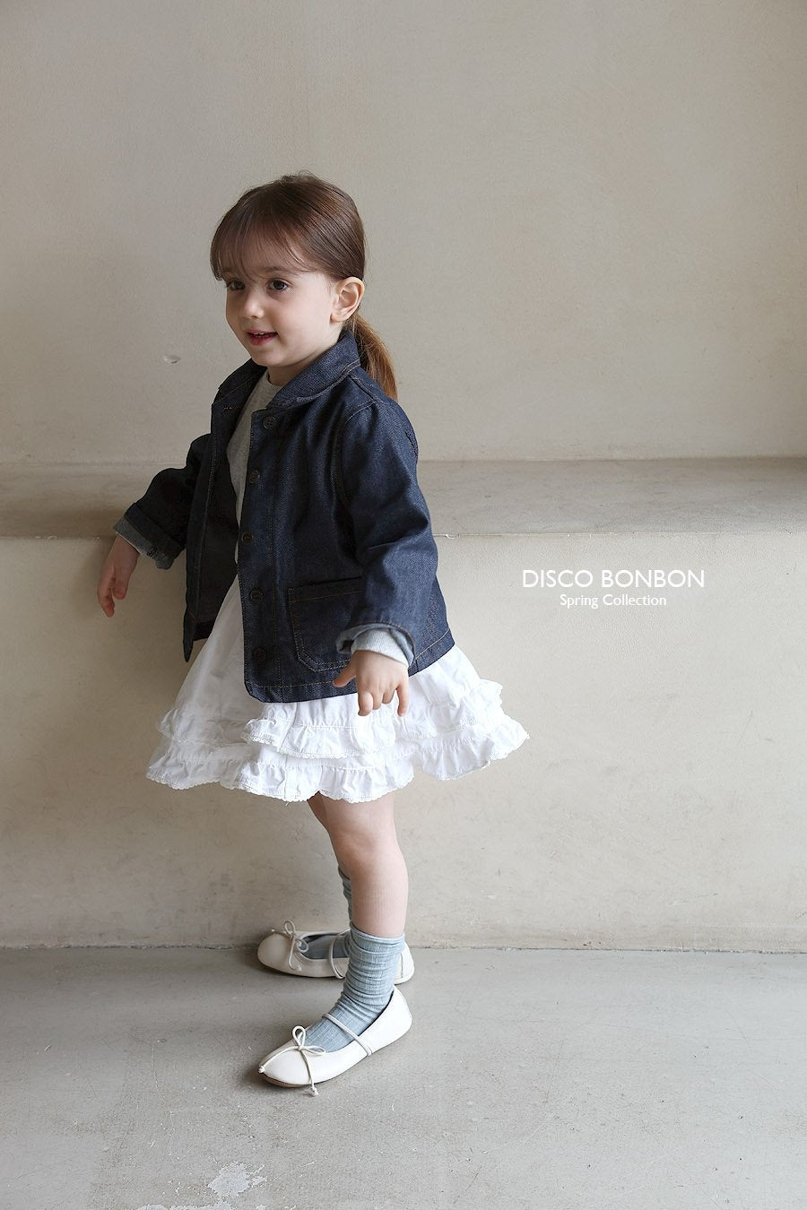 ［DISCO BONBON］Lace frill skirt