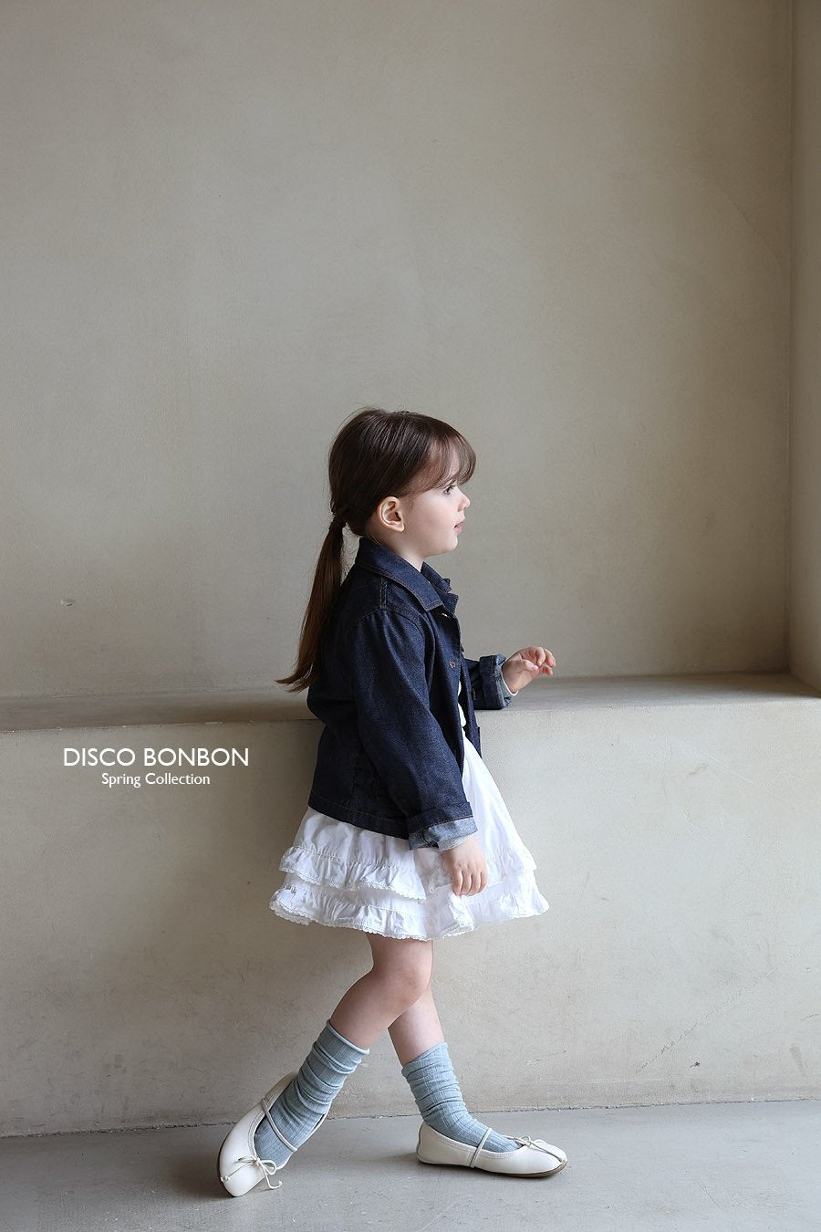 ［DISCO BONBON］Lace frill skirt