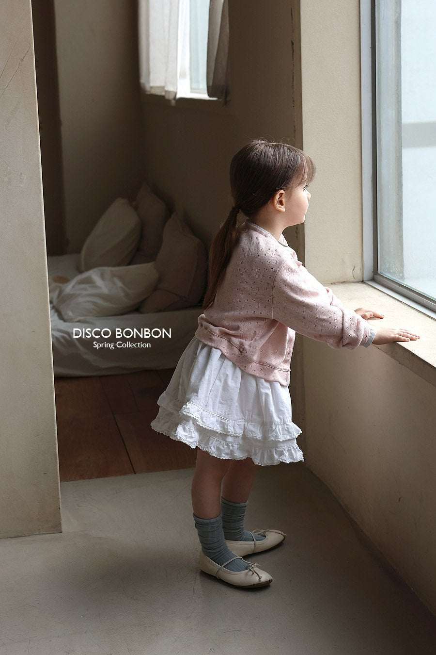 ［DISCO BONBON］Lace frill skirt