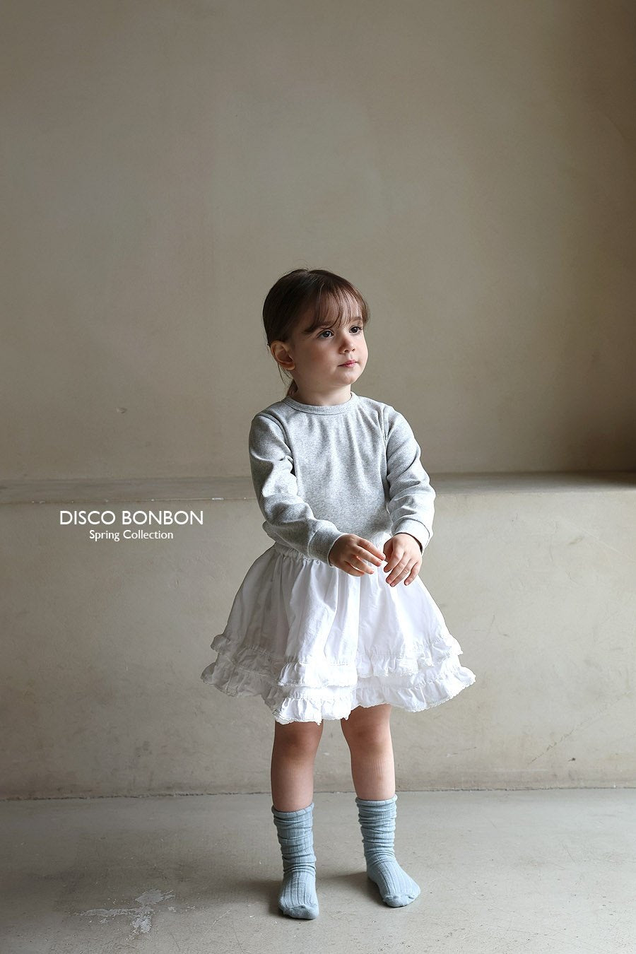 ［DISCO BONBON］Lace frill skirt