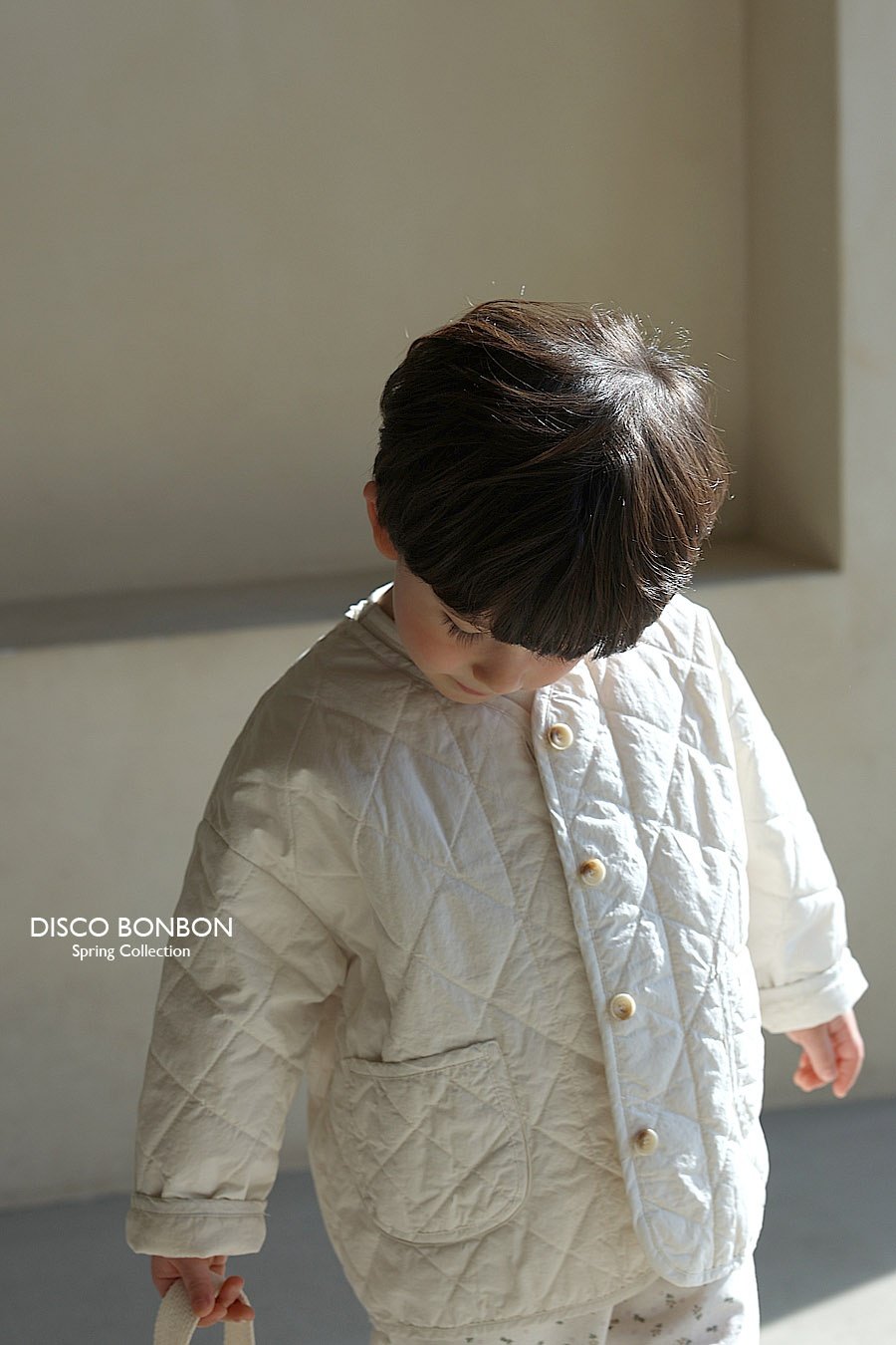 ［DISCO BONBON］vanilla quilting jumper