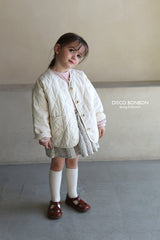 ［DISCO BONBON］vanilla quilting jumper