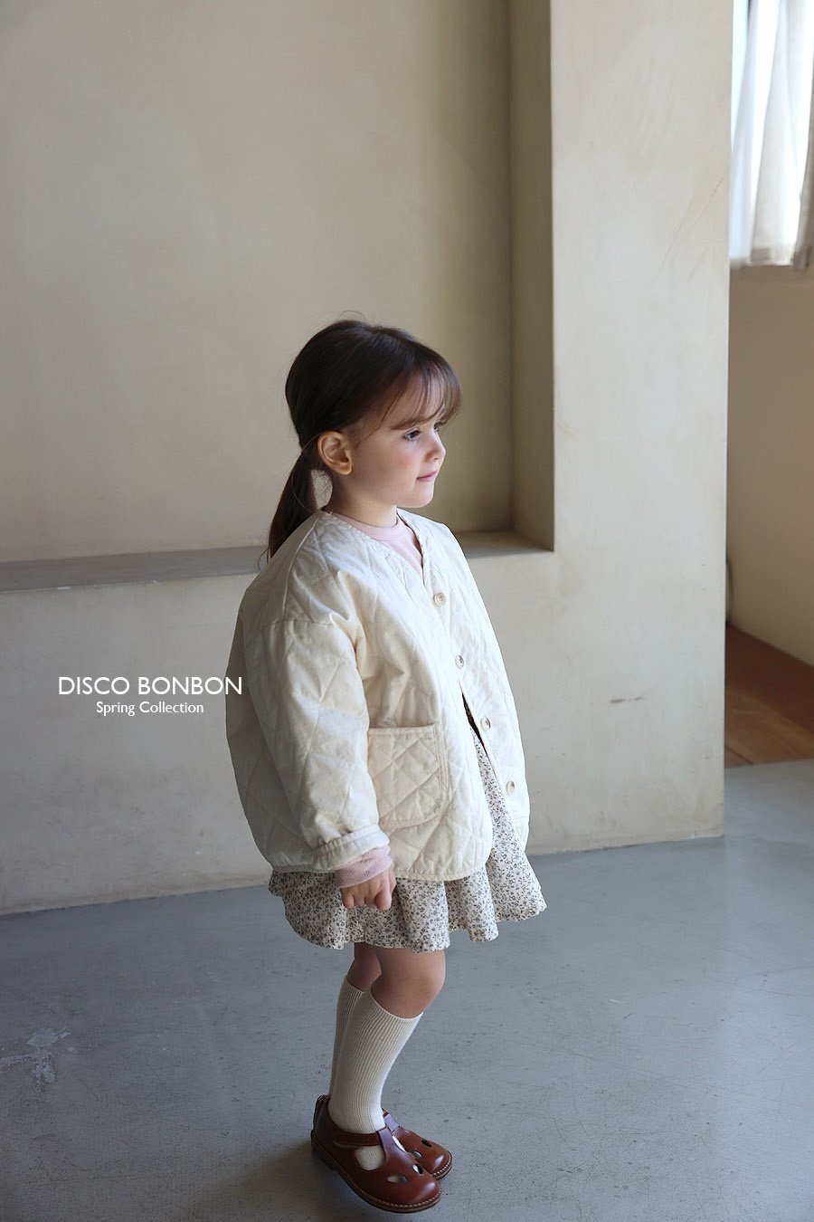 ［DISCO BONBON］vanilla quilting jumper