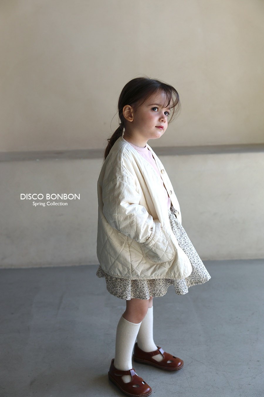 ［DISCO BONBON］vanilla quilting jumper