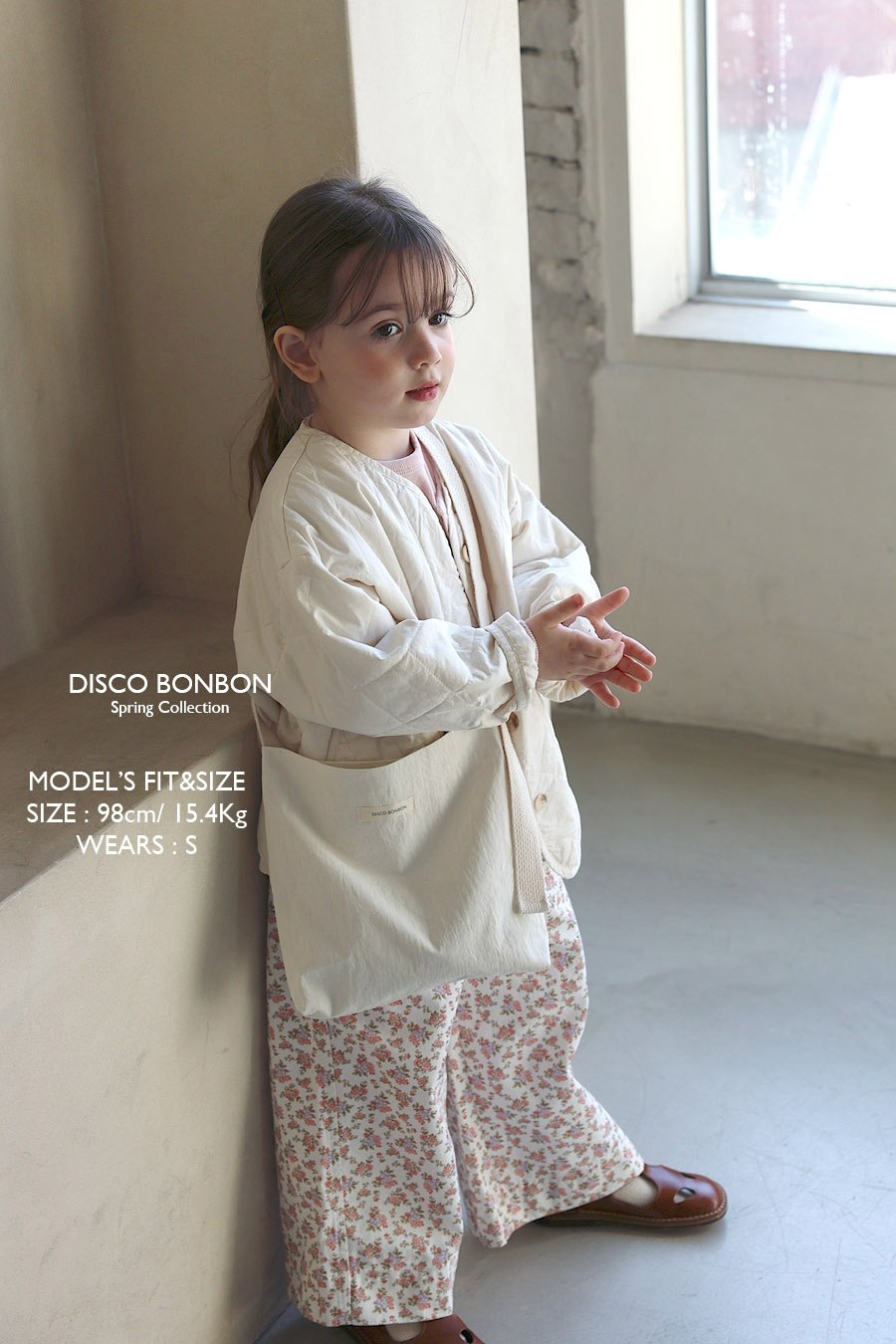 ［DISCO BONBON］vanilla quilting jumper