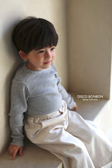 ［DISCO BONBON］Crayon stripe tee