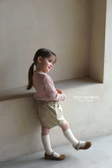 ［DISCO BONBON］Crayon stripe tee