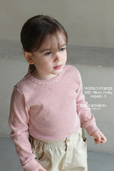 ［DISCO BONBON］Crayon stripe tee