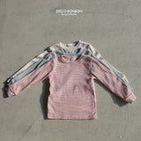 ［DISCO BONBON］Crayon stripe tee