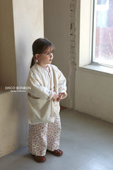 ［DISCO BONBON］flower wide pants