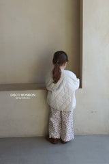 ［DISCO BONBON］flower wide pants